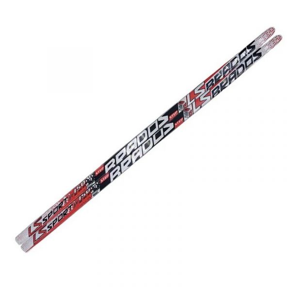 Беговые лыжи STC Brados LS Sport 3D STEP, черный/красный, 150 см