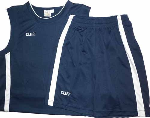 Комплект баскетбольной формы Cliff 500В S 31-36 Темно-синий