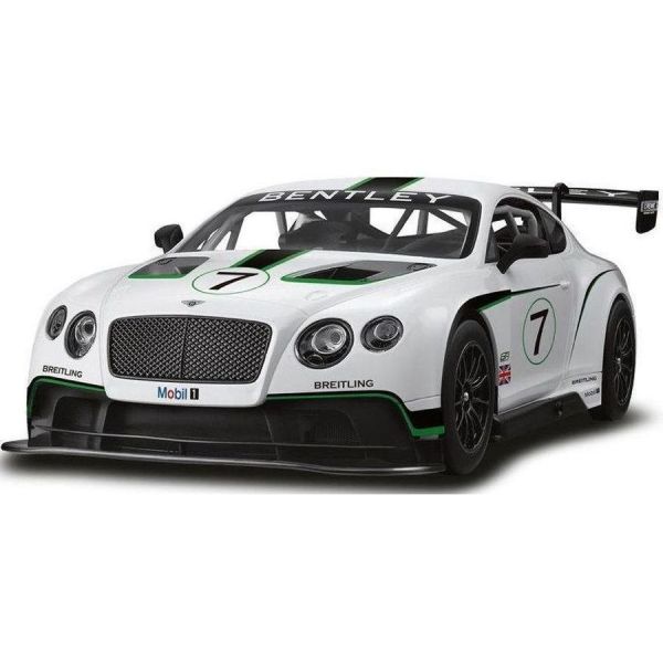 Машинка на радиоуправлении Rastar 70600 Bentley Continental GT3 белый