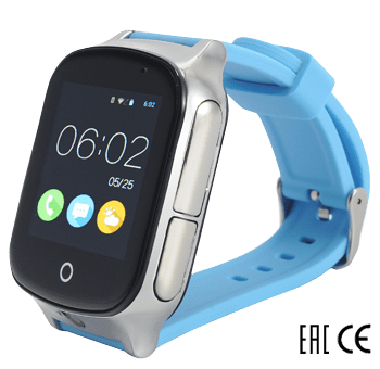 Умные часы Smart Baby Watch T100 черный